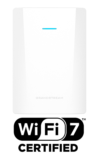 Grandstream 2x2x2 Tri-Band Wi-Fi 7 In-Wall AP 1 x 5 GigE