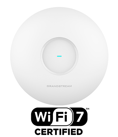Grandstream 2x2 Dual Band WiFi 7 Indoor AP 1 x 2.5GigE