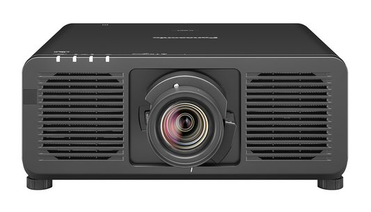 PANASONIC PT-REQ10BE 10000 LUMENS 1DLP 4K 100001 CONTRAST - BLACK WITH STD LENS