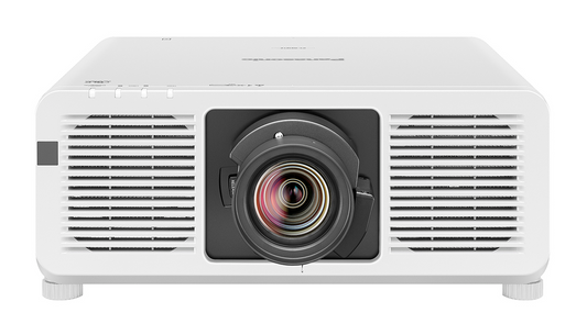 PANASONIC PT-REQ12WE 12000 LUMENS 1DLP 4K 100001 CONTRAST - WHITE WITH STD LENS