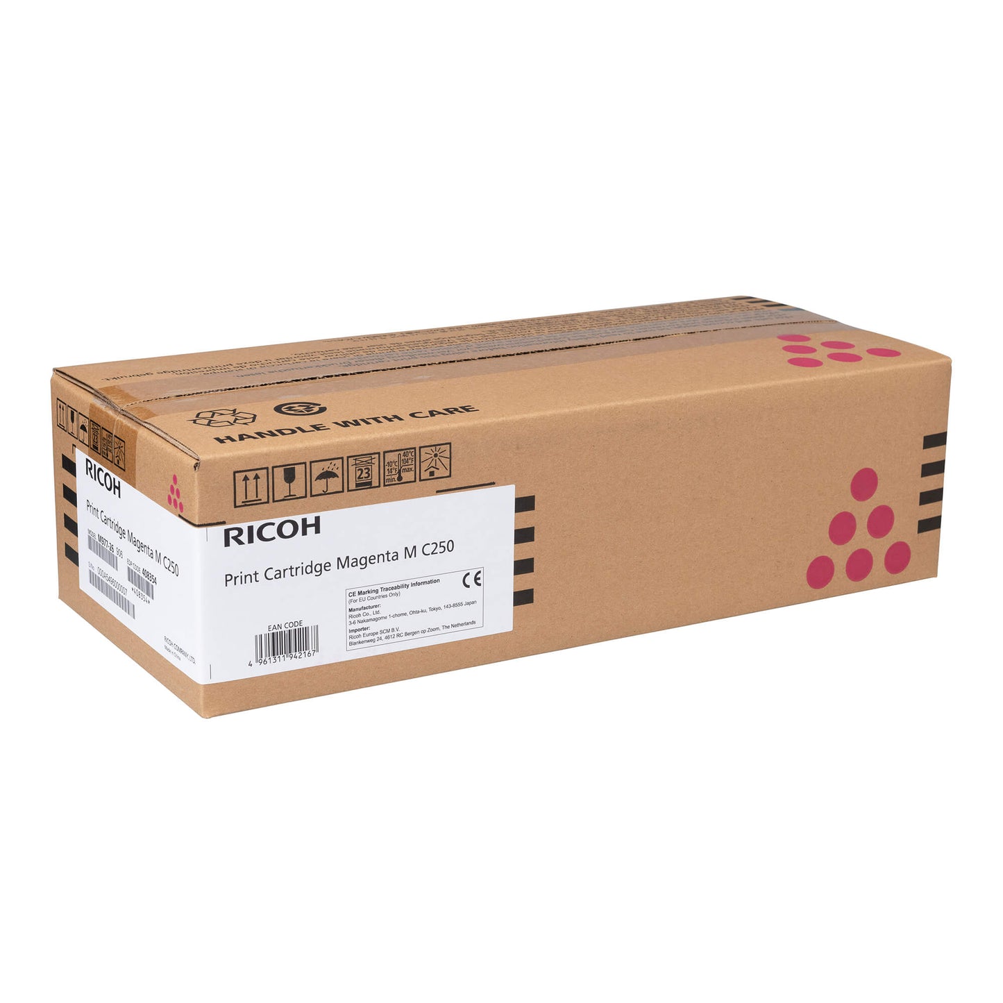 Ricoh M C250 / P C301 Genuine Magenta Toner Cartridge (408346) - 6,900 Pages