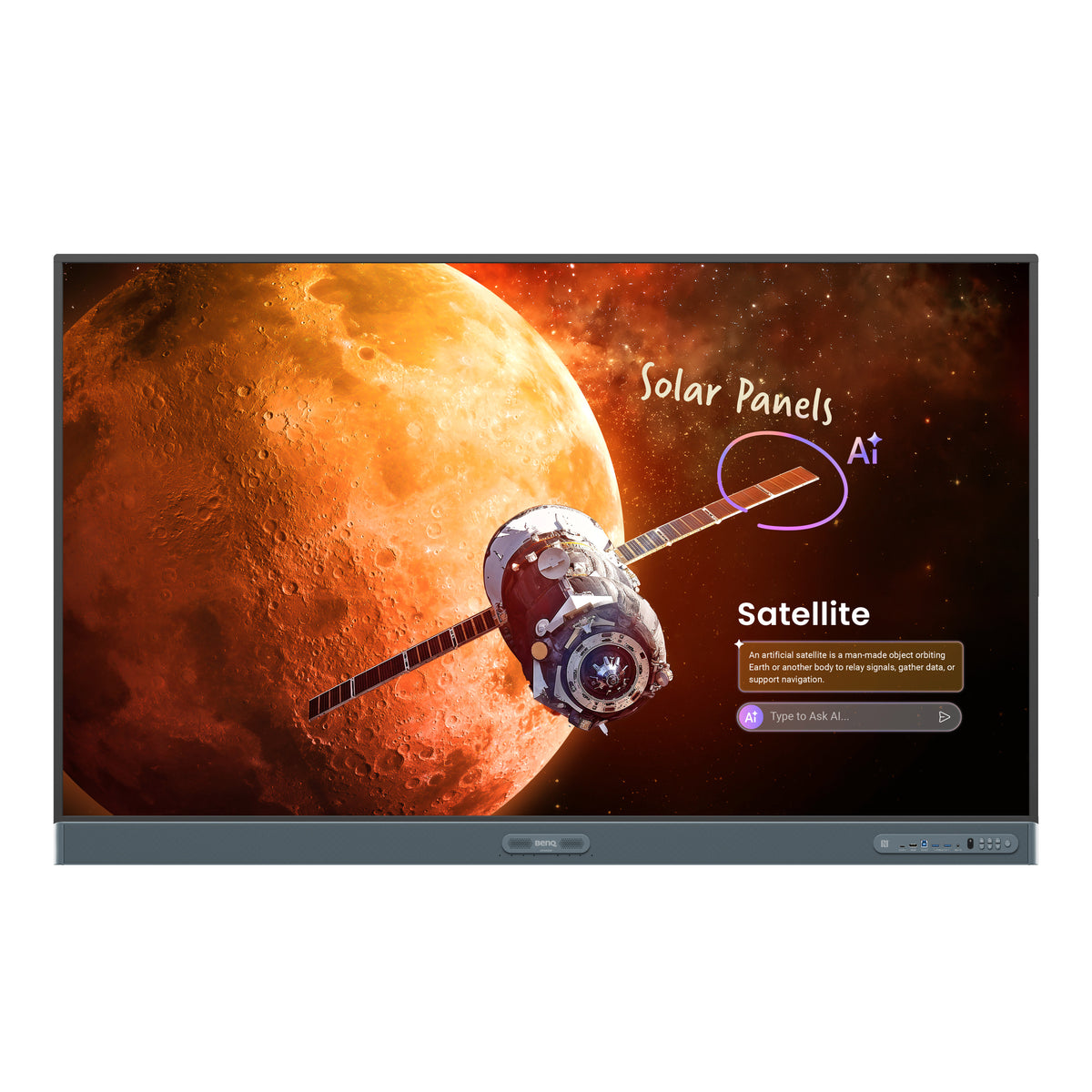 Benq 75 RP7505 4K UHD 450 Nits 15001 Contrast Android 15 - WIFI Included - 5YRS