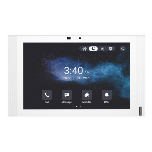 Akuvox 10.1 SIP Indoor Unit With Wi-Fi And Camera IN White Android 12 Version