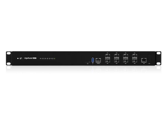 Ubiquiti ER-8-XG, EdgeRouter Infinity, 8 port 10G SFP, 1x Gigabit Ethernet RJ45, 16-Core, 1.8 GHz Processor, Rack-mountable, 1 Year Warranty