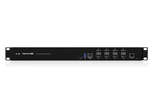 Ubiquiti ER-8-XG, EdgeRouter Infinity, 8 port 10G SFP, 1x Gigabit Ethernet RJ45, 16-Core, 1.8 GHz Processor, Rack-mountable, 1 Year Warranty
