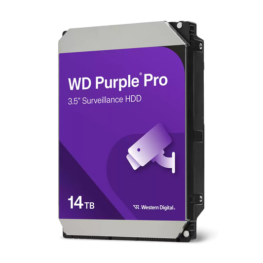 Western Digital WD Purple Pro Video Analytics Hard Drive WD142PURP 14TB 512