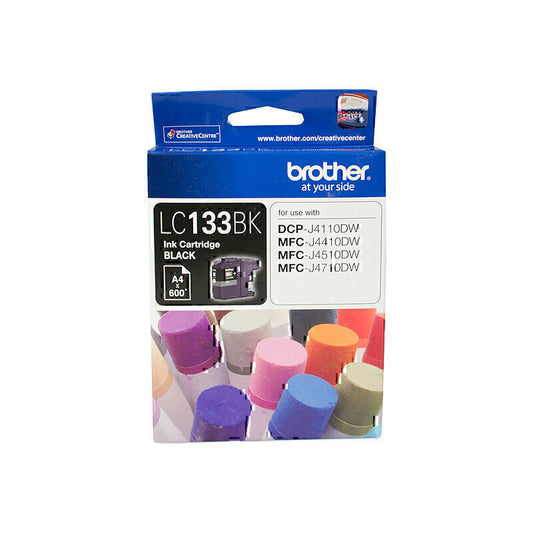 Brother LC133 Genuine Black Ink Cartridge - 600 Pages