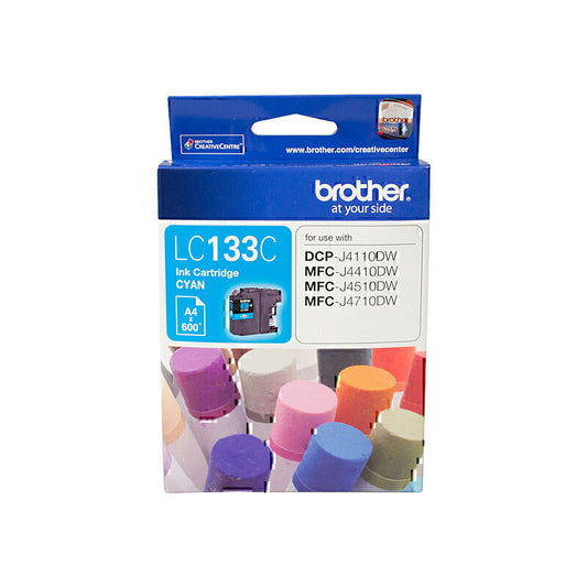 Brother LC133 Genuine Cyan Ink Cartridge - 600 Pages