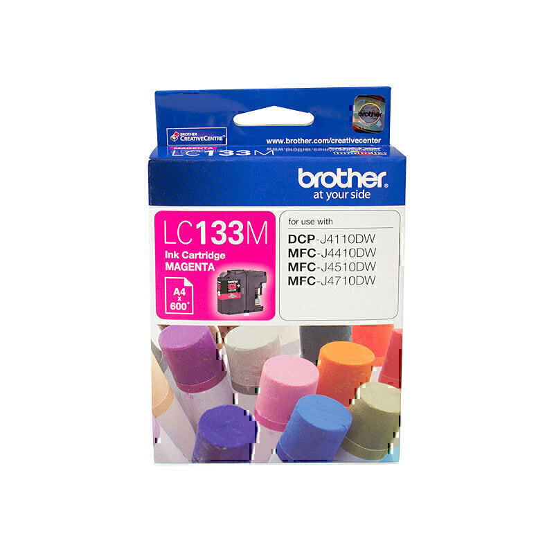 Brother LC133 Genuine Magenta Ink Cartridge - 600 Pages