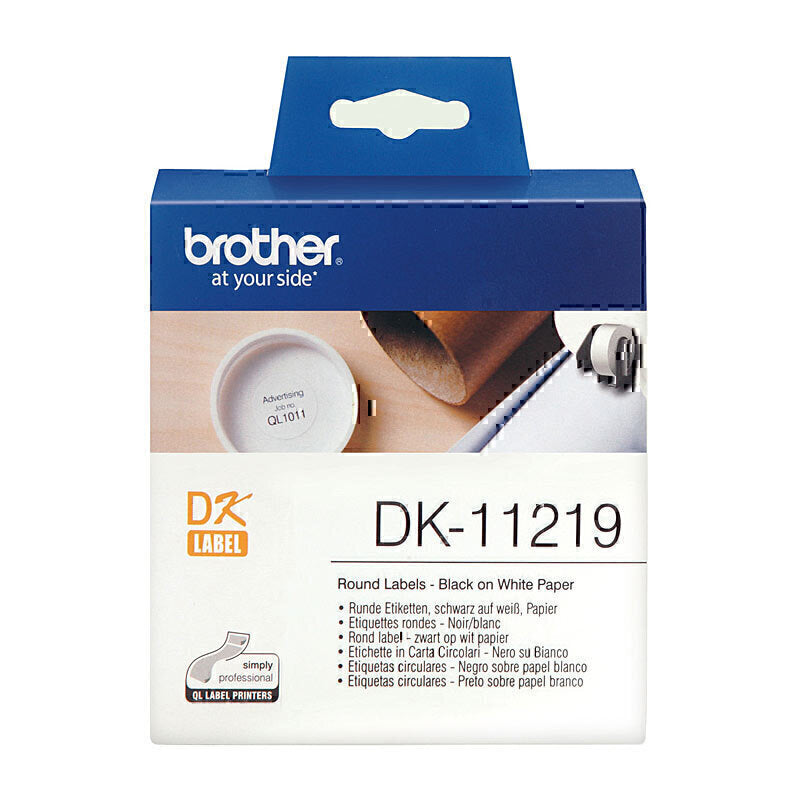 Brother DK11219 العلامة البيضاء