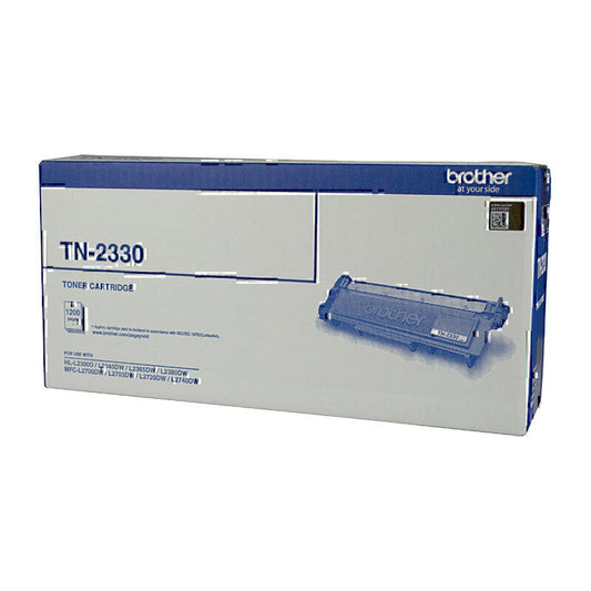 Brother TN-2330 Genuine Black Toner Cartridge - 1,200 pages