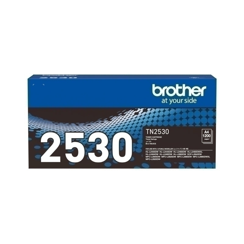 Brother TN-2530 Genuine Black Toner Cartridge - 1,200 pages