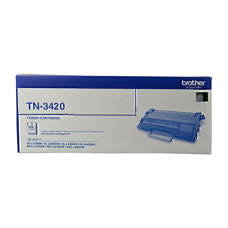 Brother TN-3420 Genuine Black Toner Cartridge - 3,000 pages