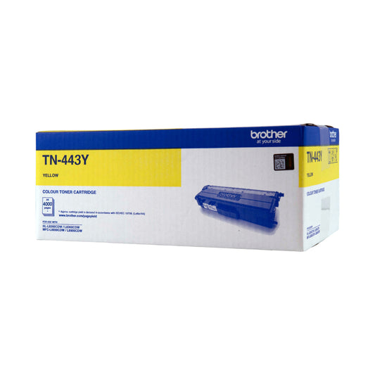 Brother TN-443 Genuine Yellow Toner Cartridge - 4,000 pages