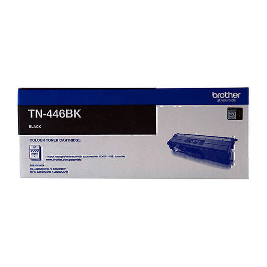 Brother TN-446 Genuine Black Toner Cartridge - 6,500 pages