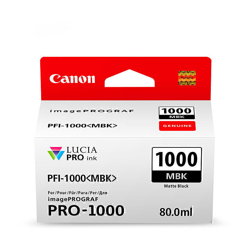 Canon PFI1000 哑光黑色墨盒