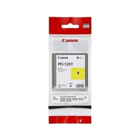 Canon PFI120 Yellow Ink