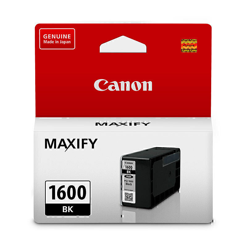 Canon PGI-1600 Genuine Black Ink Cartridge - 400 Pages