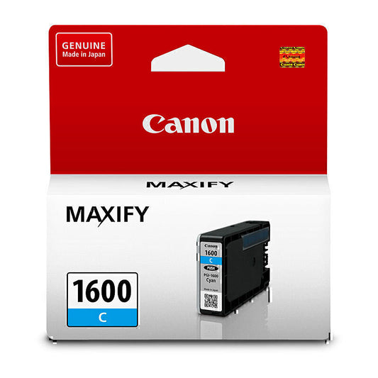 Canon PGI-1600 Genuine Cyan Ink Cartridge - 300 Pages