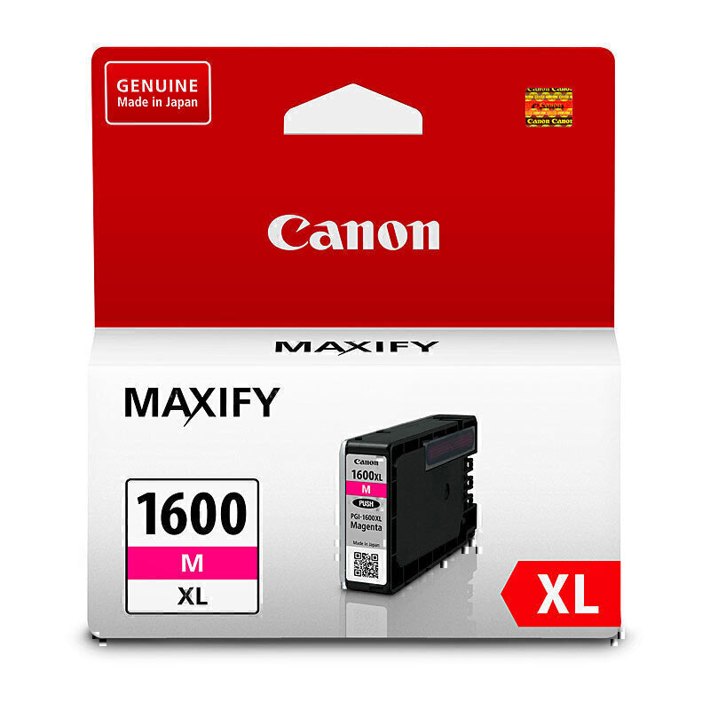 Canon PGI-1600 XL Genuine Magenta Ink Cartridge - 900 Pages