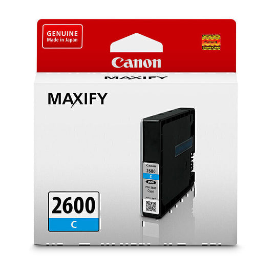 Canon PGI-2600 Genuine Cyan Ink Cartridge - 700 Pages