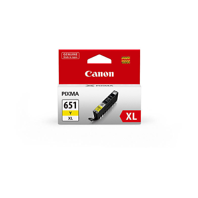 Canon CLI-651 XL Genuine Yellow Ink Cartridge - 695 Pages