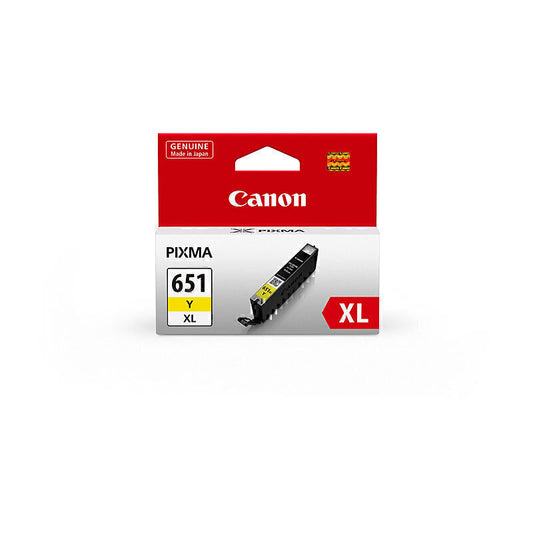 Canon CLI-651 XL Genuine Yellow Ink Cartridge - 695 Pages