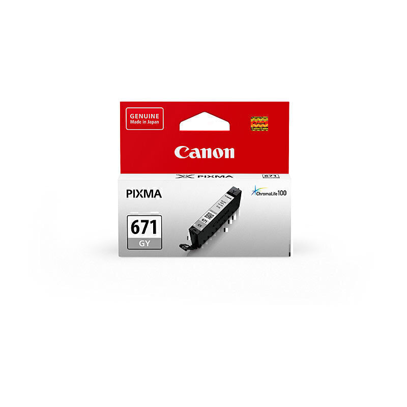 Canon CLI-671 Genuine Grey Ink Cartridge - 780 Pages