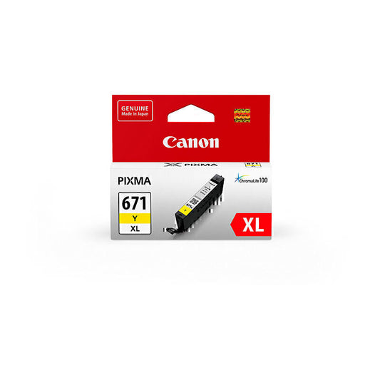 Canon CLI-671 XL Genuine Yellow Ink Cartridge - 680 Pages