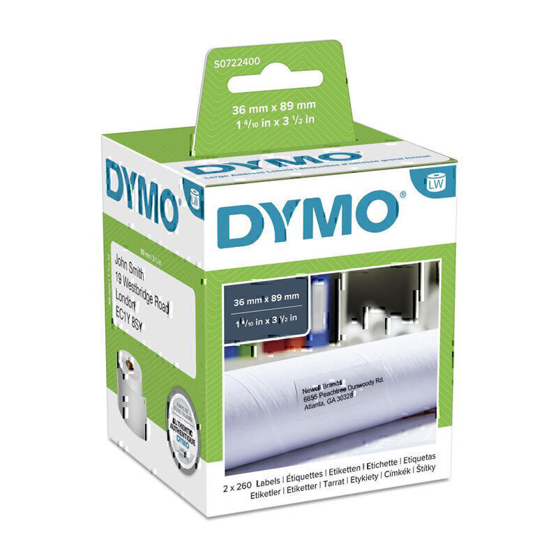 طابعة Dymo LW AddressLab مقاس 36 مم × 89 مم