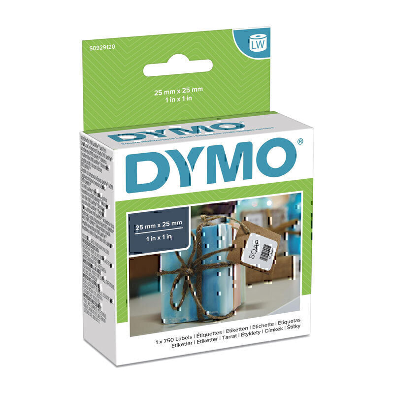 Dymo LW 25mm x 25mm 白色