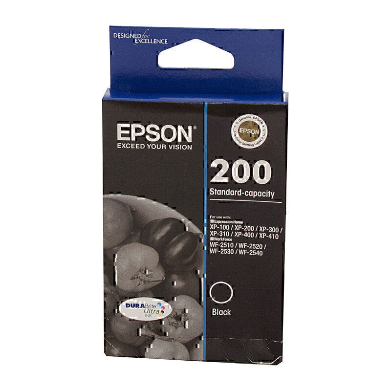 خرطوشة الحبر الأسود الأصلية Epson 200 C13T200192 - 175 صفحة