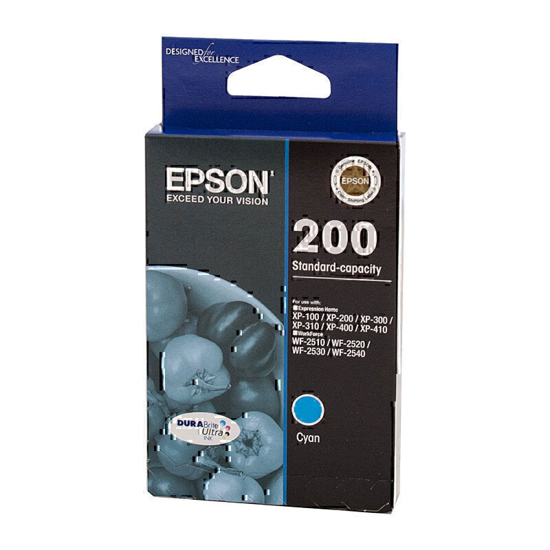 Epson 200 Genuine Cyan Ink Cartridge C13T200292 - 165 Pages