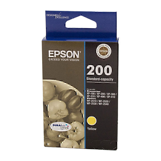 Epson 200 Genuine Yellow Ink Cartridge C13T200492- 165 Pages