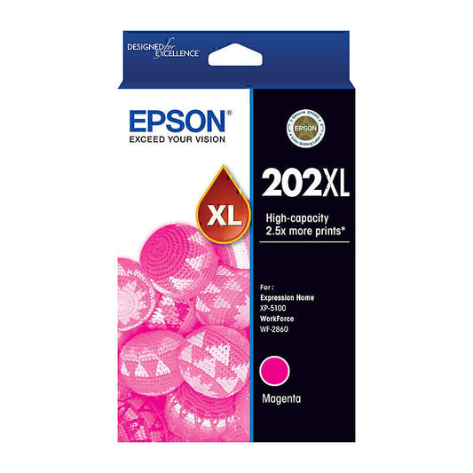 Epson 202XL Genuine Magenta Ink Cartridge C13T02P392