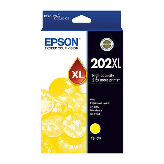 Epson 202XL Genuine Yellow Ink Cartridge C13T02P492