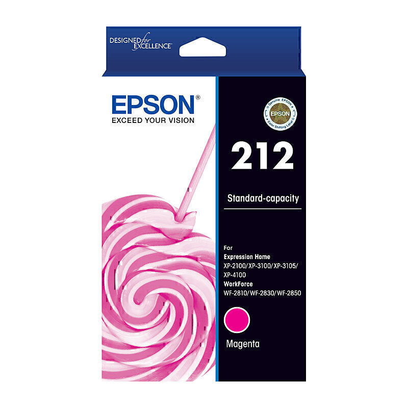 Epson 212 Genuine Magenta Ink Cartridge C13T02R392