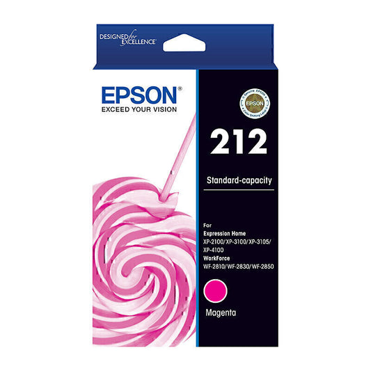 Epson 212 Genuine Magenta Ink Cartridge C13T02R392