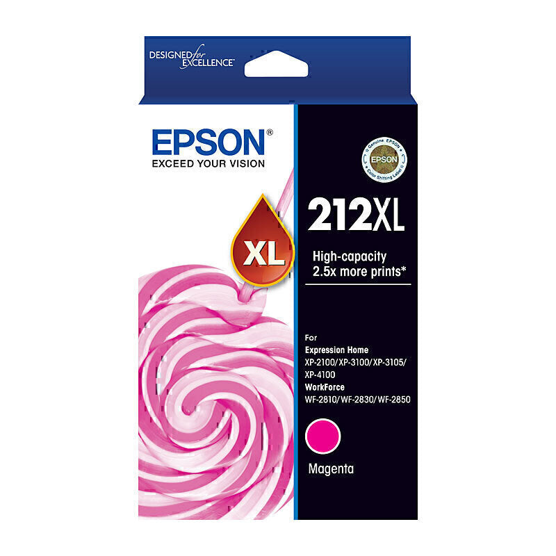 Epson 212XL Genuine Magenta Ink Cartridge C13T02X392