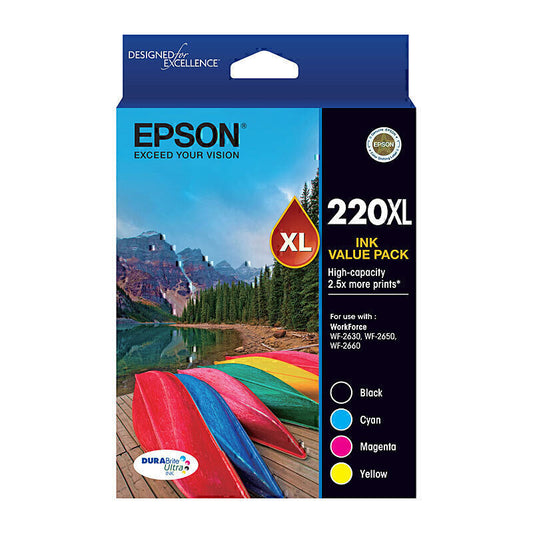 Epson 220XL 4 墨水超值套装