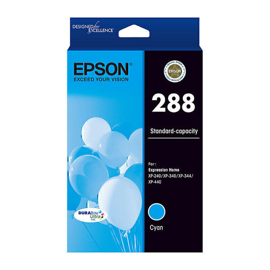 Epson 288 Genuine Cyan Ink Cartridge C13T305292