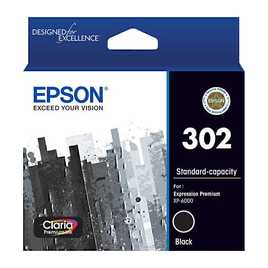 Epson 302 Black Ink Cart