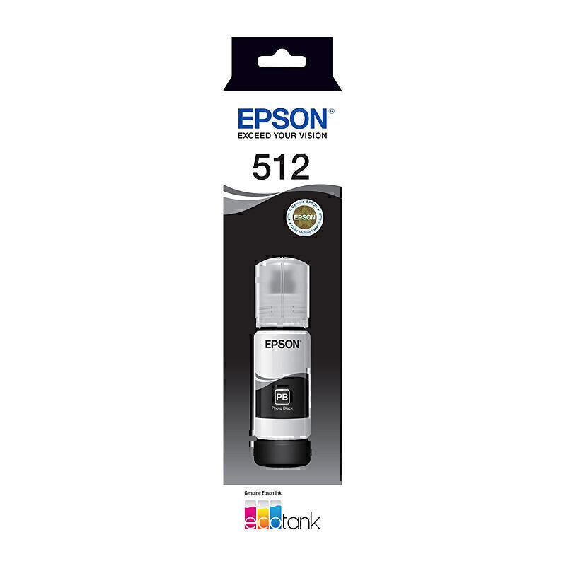 زجاجة Epson T512 PBk EcoTank