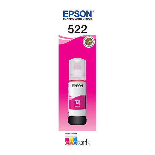 Epson EcoTank T522 Genuine Magenta Ink Bottle - C13T00M392