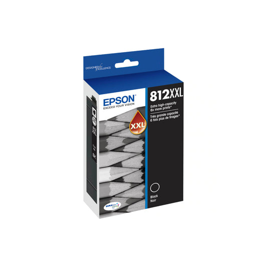 Epson 812 XXL Genuine Black Ink Cartridge C13T02K192 - 2,200 Pages