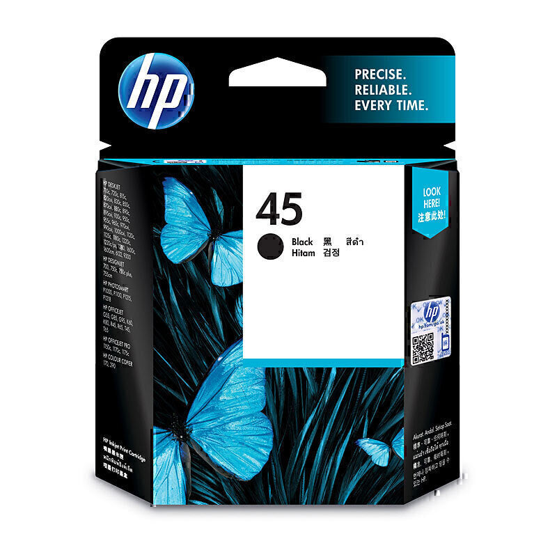 خرطوشة حبر سوداء HP #45 51645AA