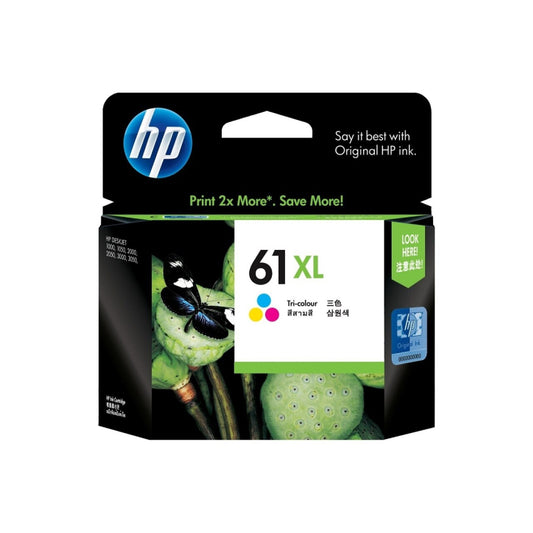 خرطوشة حبر ثلاثية الألوان أصلية HP #61 XL CH564WA - 300 صفحة