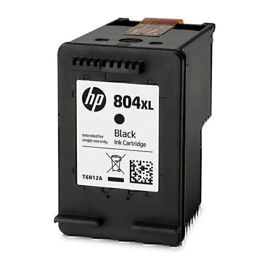 خرطوشة حبر أصلية باللون الأسود HP T6N12AA (#804XL) - 600 صفحة