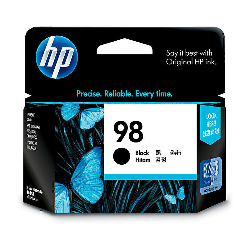 عربة حبر HP #98 باللون الأسود C9364WA