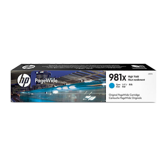 عربة حبر HP #981X السماوية L0R09A